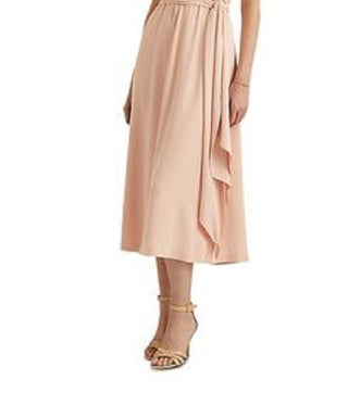 Ralph Lauren Women's Georgette Halter Dress Pink Size 14