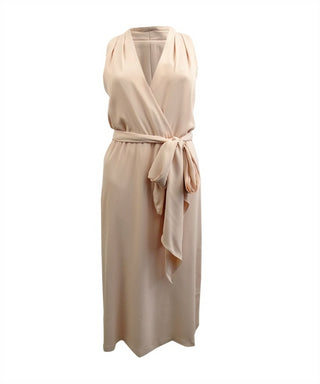 Lauren Ralph Lauren Women's Pale Pink Halter Dress Size 8