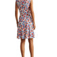 Ralph Lauren Women's Floral Jersey Dress Blue Size 12