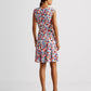Ralph Lauren Women's Floral Jersey Dress Blue Size 6