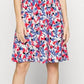 Ralph Lauren Women's Floral Jersey Dress White Size 8