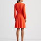 Ralph Lauren Women's Long Sleeve Jersey Dress Orange Size 12