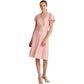 Ralph Lauren Women's Foiled Jersey Cocktail Dress Pink Size 6