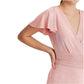 Ralph Lauren Women's Foiled Jersey Cocktail Dress Pink Size 6