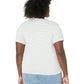 Ralph Lauren Women's Striped Stretch Cotton Tee White Size 2X