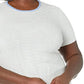 Ralph Lauren Women's Striped Stretch Cotton Tee White Size 2X