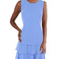 Ralph Lauren Women's Crepe Shift Dress Blue Size 14