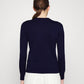 Ralph Lauren Women's Logo Cotton Blend Sweater Blue Size Small