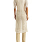 Ralph Lauren Women's Pointelle Puff Sleeve Linen Cardigan Brown Size 2X