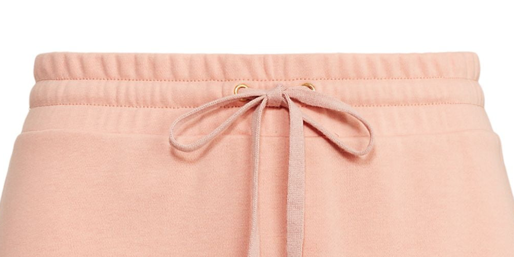 Ralph Lauren Women's Embroidered Ruffled Elastic Waist Drawstring Unlined Knee Length A Line Skirt Pink Size X-Large