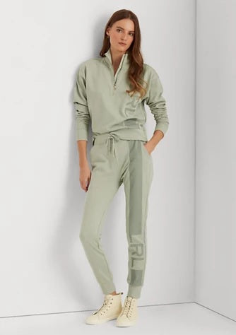 Ralph Lauren Women's French Terry Jogger Pants Green Size L