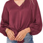 Vince Camuto Women's Tie Front Top Red Size Medium