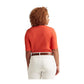 Ralph Lauren Women's Stretch Cotton Boatneck Tee Orange Size 3X