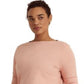 Ralph Lauren Women's Cotton Blend Boatneck Top Pink Size 1X