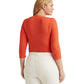 Ralph Lauren Women's Surplice Jersey Top Orange Size 1X