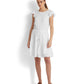 Lauren Ralph Lauren Women's Eyelet Jersey Dress White Size 12