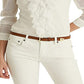 Ralph Lauren Women's Ruffle Trim Tulle Cardigan White Size Petite Large