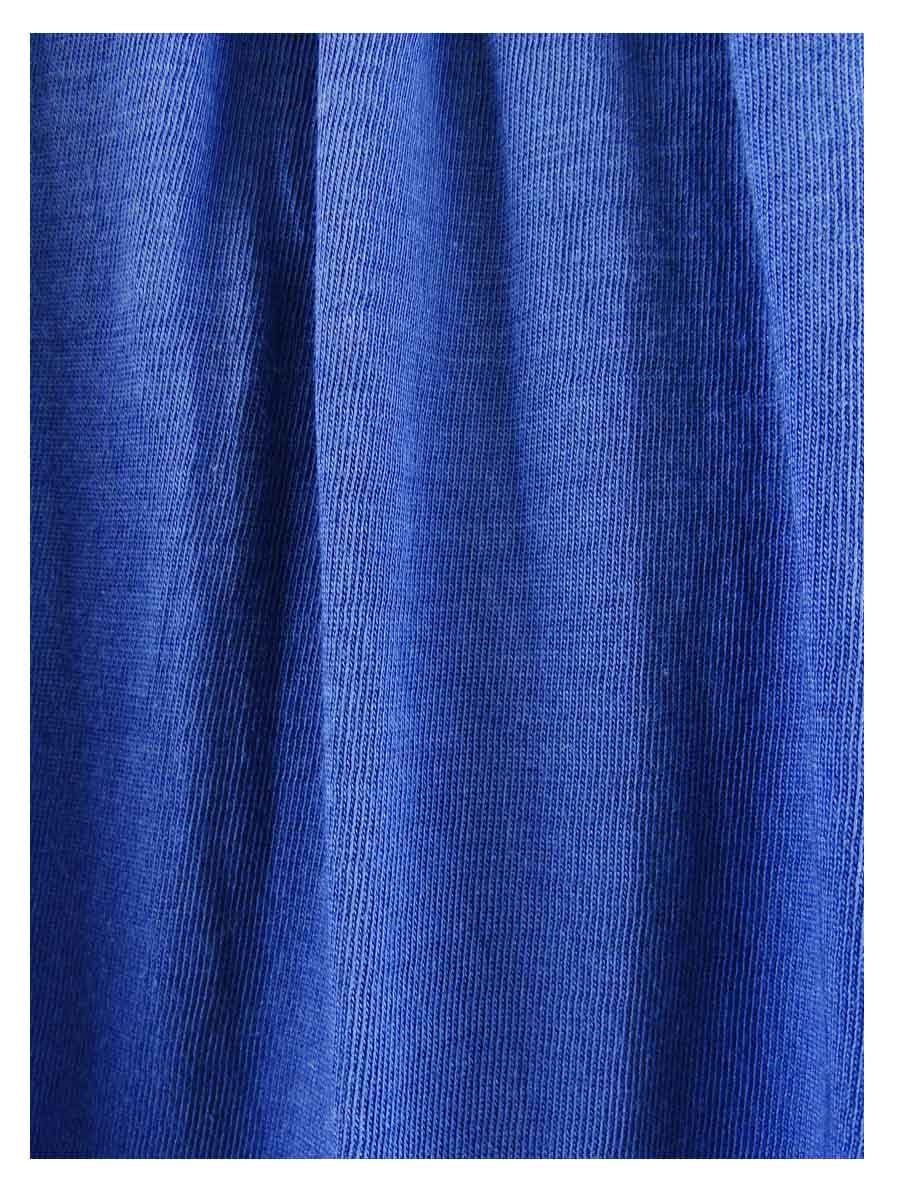 Ralph Lauren Women's Eyelet Flutter-Sleeve Jersey Top Blue Size 2X