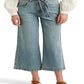 Ralph Lauren Women's Cropped Wide Leg Jeans Blue Size 6