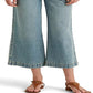 Ralph Lauren Women's Cropped Wide Leg Jeans Blue Size 6
