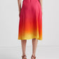 Ralph Lauren Women's Ombre Linen Blend Midi Skirt Assorted Size 10