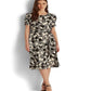Ralph Lauren Women's Printed Bubble Crepe Dress White Size 10