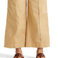 Ralph Lauren Women's Micro Sanded Twill Belted Wide Leg Pants Brown Size 12