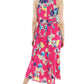 Ralph Lauren Women's Floral Georgette Halter Dress Pink Size 8