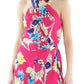 Ralph Lauren Women's Floral Georgette Halter Dress Pink Size 8