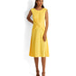 Ralph Lauren Women's Twist Front Jersey Dress Yellow Size 2