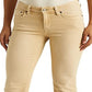Ralph Lauren Women's Mid Rise Straight Jeans Brown Size 10