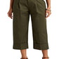 Ralph Lauren Women's Double Faced Stretch Cotton Ankle Pants Green Size 4