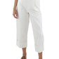 Ralph Lauren Women's Pleated Stretch Ankle Pants White