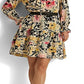 Ralph Lauren Women's Floral Cotton Voile Dress Yellow Size 6