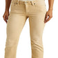 Ralph Lauren Women's Mid Rise Straight Jeans Brown Size 2Petite