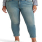 Ralph Lauren Women's High Rise Skinny Ankle Jeans Blue Size 16W