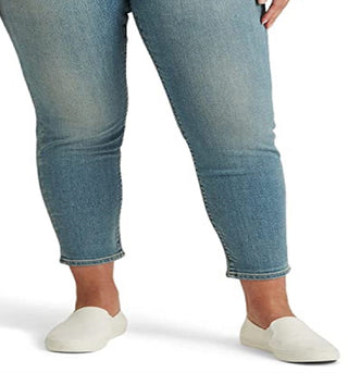 Ralph Lauren Women's High Rise Skinny Ankle Jeans Blue Size 16W