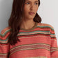 Ralph Lauren Women's Striped Cotton Blend Sweater Assorted Size Small