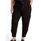 Ralph Lauren Women's Ponte Ankle Cargo Pants Black Size 2X