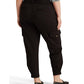 Ralph Lauren Women's Ponte Ankle Cargo Pants Black Size 2X