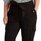 Ralph Lauren Women's Ponte Ankle Cargo Pants Black Size 2X