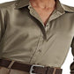 Ralph Lauren Women's Satin Charmeuse Shirt Green Size Small
