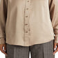 Ralph Lauren Women's Satin Charmeuse Shirt Brown Size Small