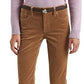 Ralph Lauren Women's Corduroy Mid Rise Straight Pant Pants Brown Size 2
