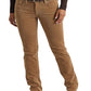Ralph Lauren Women's Corduroy Mid Rise Straight Pant Pants Brown Size 12