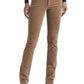 Ralph Lauren Women's Corduroy Mid Rise Straight Pant Brown Size 16