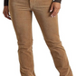 Ralph Lauren Women's Corduroy Mid Rise Straight Pant Brown Size 16
