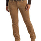 Ralph Lauren Women's Corduroy Mid Rise Straight Pant Brown Size 8