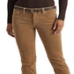 Ralph Lauren Women's Corduroy Mid Rise Straight Pant Brown Size 8