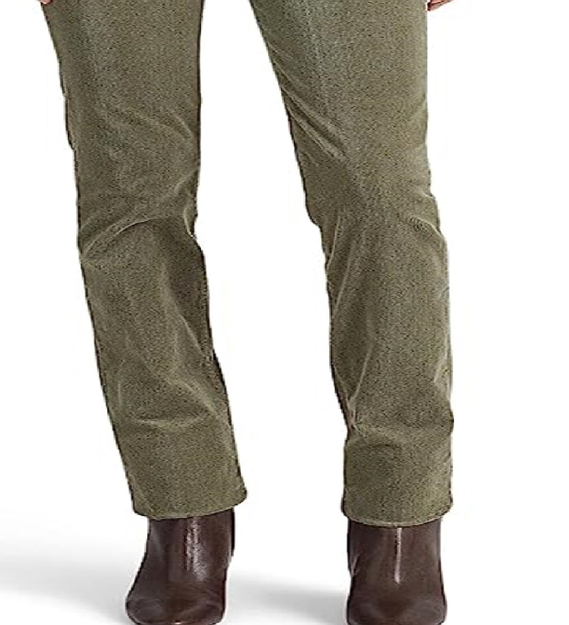 Ralph Lauren Women's Corduroy Mid Rise Straight Pant Green Size 4